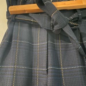 High-Rise wide leg pants (wool look)